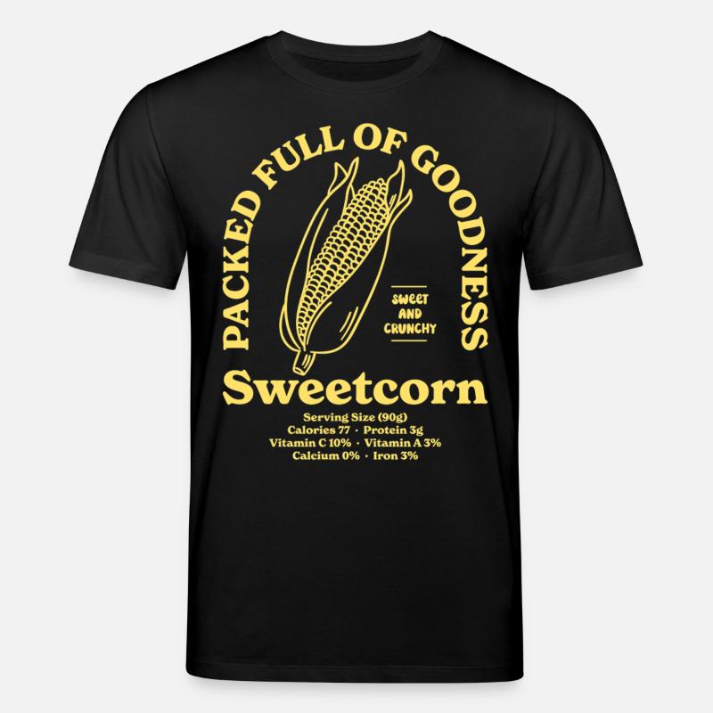Maïs doux nutritionnel - T-shirt bio CREATOR Stanley/Stella Unisexe - noir