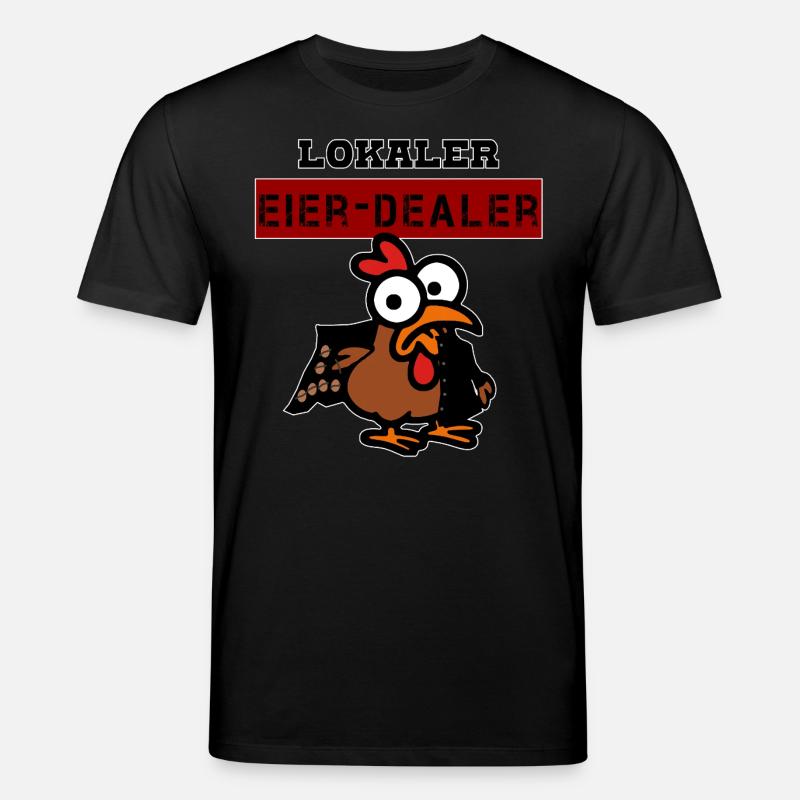 Marchand d’œufs local - T-shirt bio CREATOR Stanley/Stella Unisexe - noir