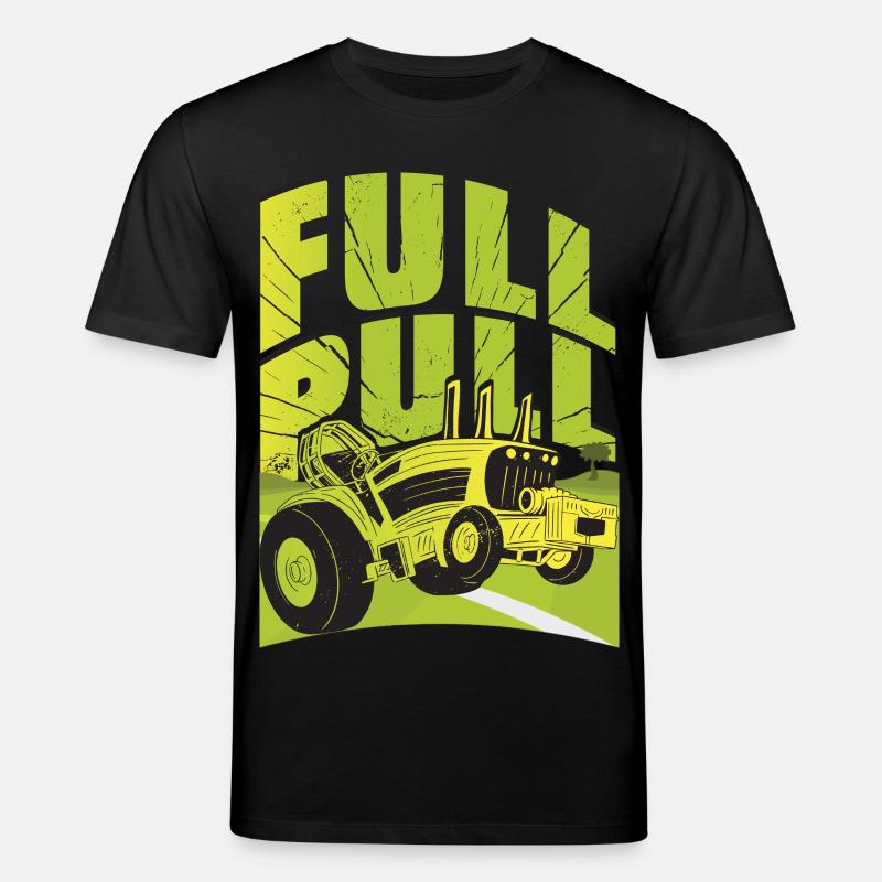 Tractor Pulling - Stanley/Stella CREATOR Unisex Organic T-Shirt - black