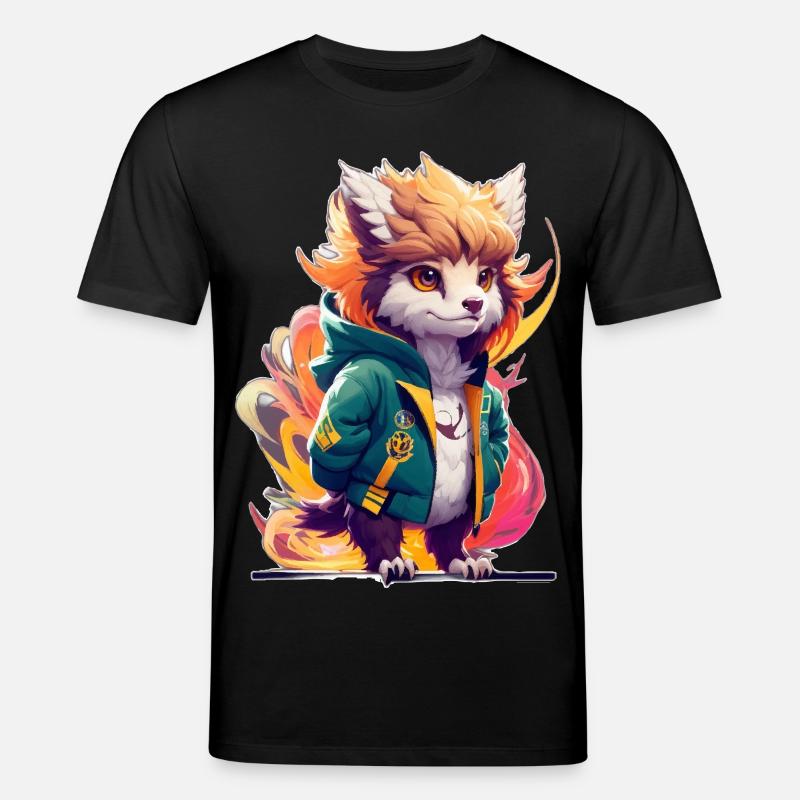 Süßer Stylischer Greif - Stanley/Stella Unisex Bio-T-Shirt CREATOR  - Schwarz