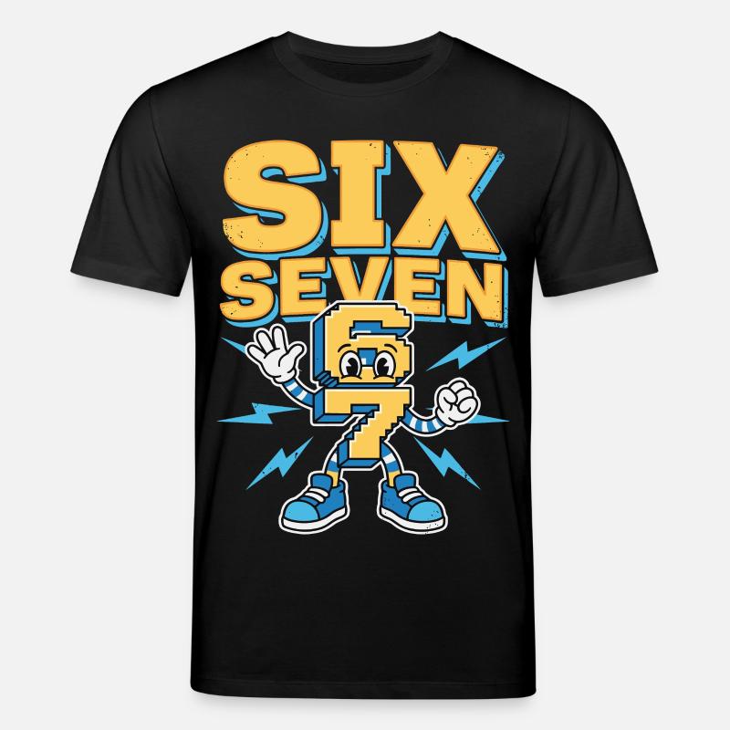Meme 67 Six Seven 6 7 - Stanley/Stella Unisex Bio-T-Shirt CREATOR  - Schwarz