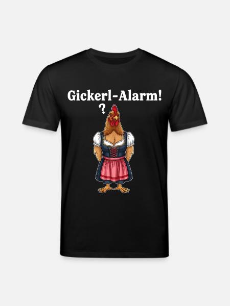Gickerl-Alarm ! - Stanley/Stella Unisex Bio-T-Shirt CREATOR  - Schwarz