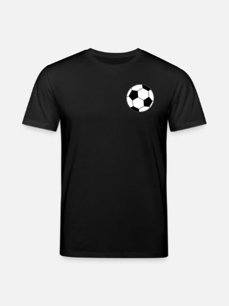 Fußball Ball  - Stanley/Stella Unisex Bio-T-Shirt CREATOR  - Schwarz