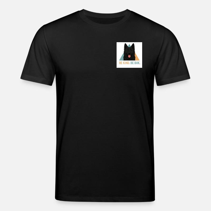 Be Kind Be Bak Hundedesign - Stanley/Stella Unisex Bio-T-Shirt CREATOR - Schwarz