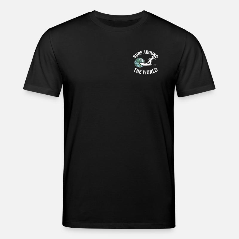 SURF around the World - Stanley/Stella Unisex Bio-T-Shirt CREATOR - Schwarz