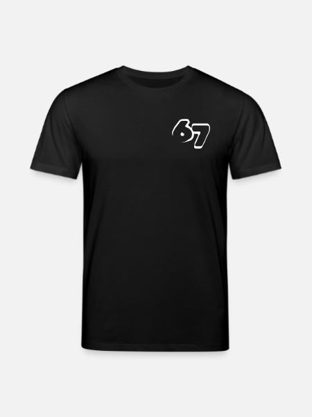 67 "six seven" drawn - Stanley/Stella Unisex Bio-T-Shirt CREATOR - Schwarz
