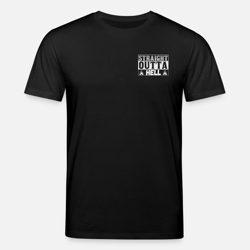 Straight Outta Hell Design - Stanley/Stella Unisex Bio-T-Shirt CREATOR  - Schwarz