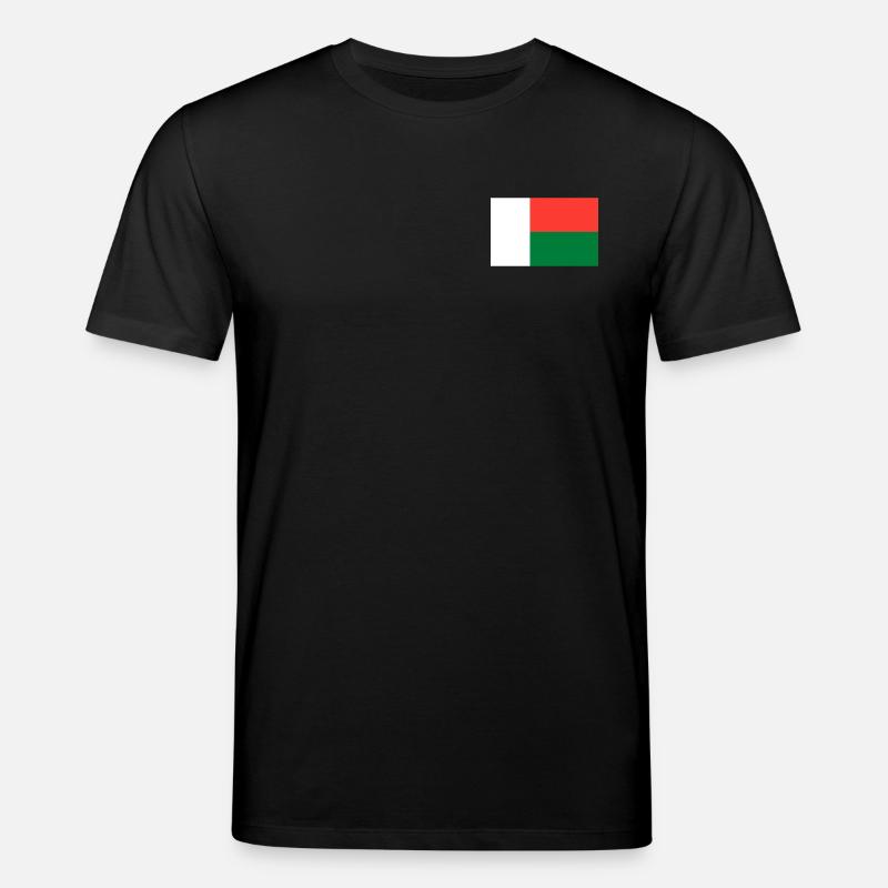 Madagaskar Flagge - Stanley/Stella Unisex Bio-T-Shirt CREATOR  - Schwarz
