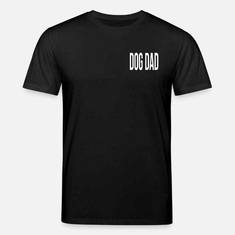 Dog DAD Minimalist–White  - Stanley/Stella Unisex Bio-T-Shirt CREATOR  - Schwarz