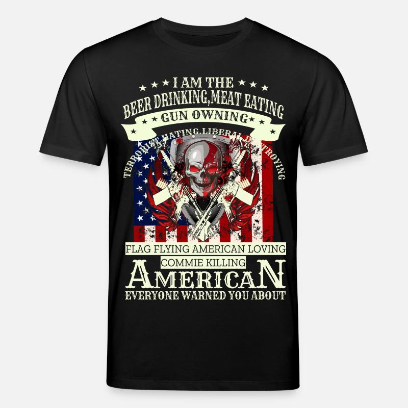 Army Skull - Stanley/Stella Unisex Bio-T-Shirt CREATOR  - Schwarz