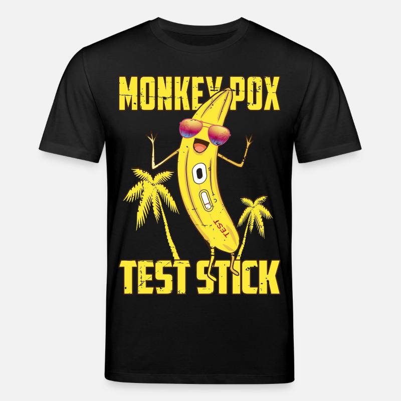 Monkey pox test sticks - Stanley/Stella CREATOR Unisex Organic T-Shirt - black