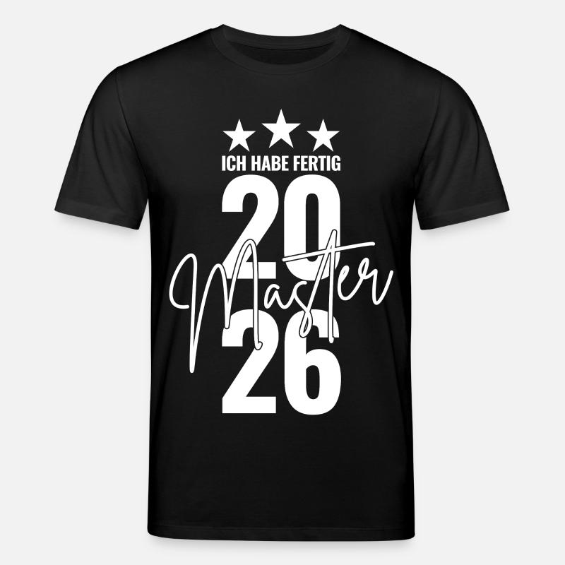 Master 2026 I have finished - Stanley/Stella CREATOR Unisex Organic T-Shirt - black