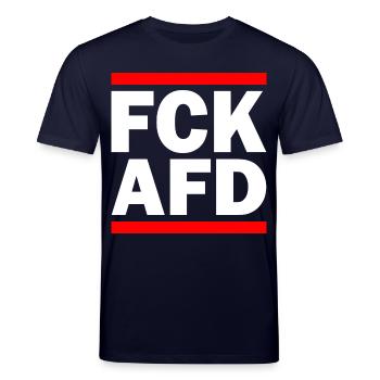 Fuck afd - Stanley/Stella CREATOR Unisex Organic T-Shirt - navy - Front