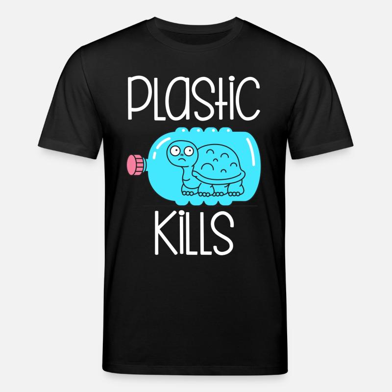 Plast dreper - Stanley/Stella CREATOR økologisk unisex T-skjorte - svart