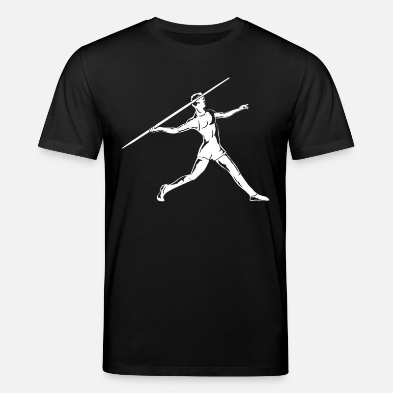 Speerwerfer - Stanley/Stella Unisex Bio-T-Shirt CREATOR  - Schwarz