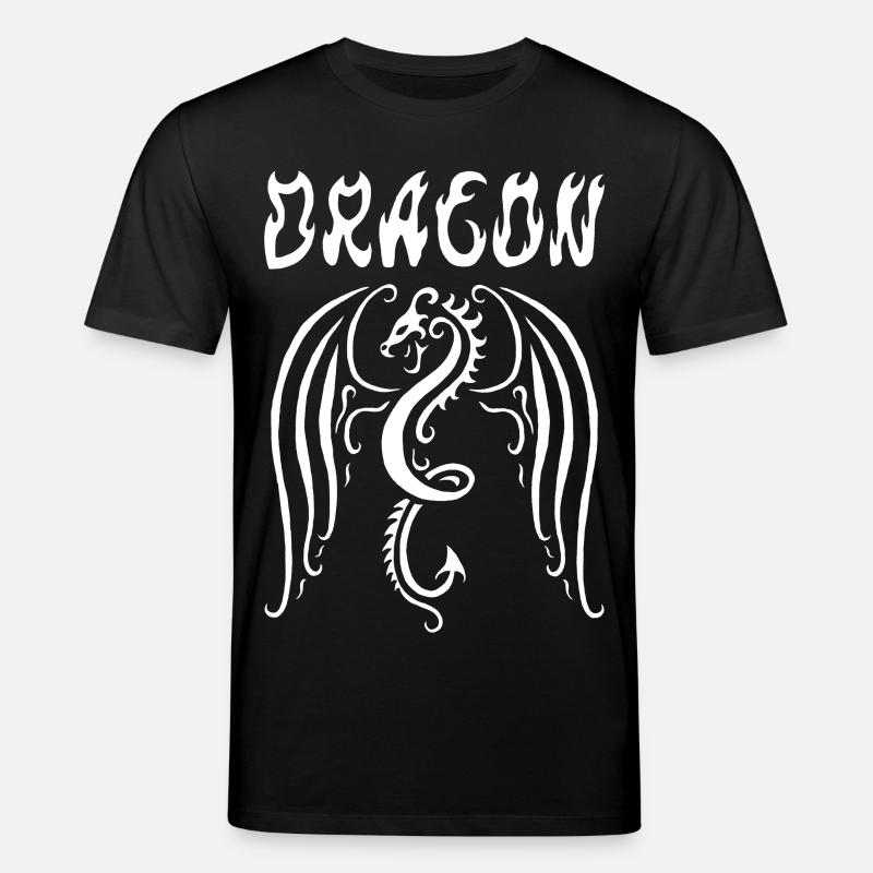 Dragon blanc - T-shirt bio CREATOR Stanley/Stella Unisexe - noir