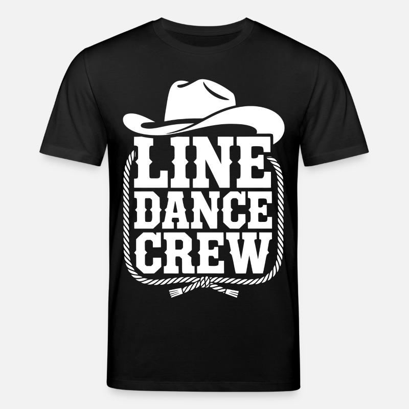 Line Dance Crew Western Logo - Stanley/Stella Unisex Bio-T-Shirt CREATOR  - Schwarz