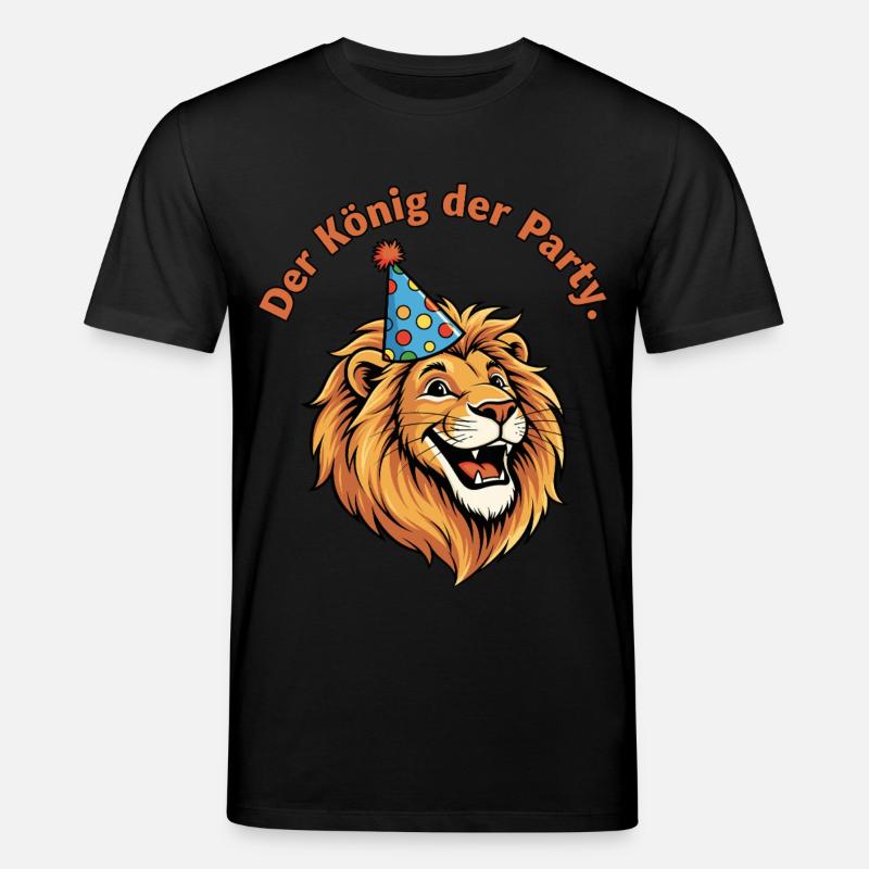 Der König der Party - Stanley/Stella Unisex Bio-T-Shirt CREATOR  - Schwarz