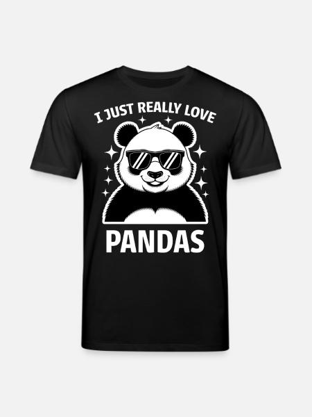 Panda Ordsprog Pandaer Sjov Panda Gave - Stanley/Stella CREATOR økologisk unisex-T-shirt - sort