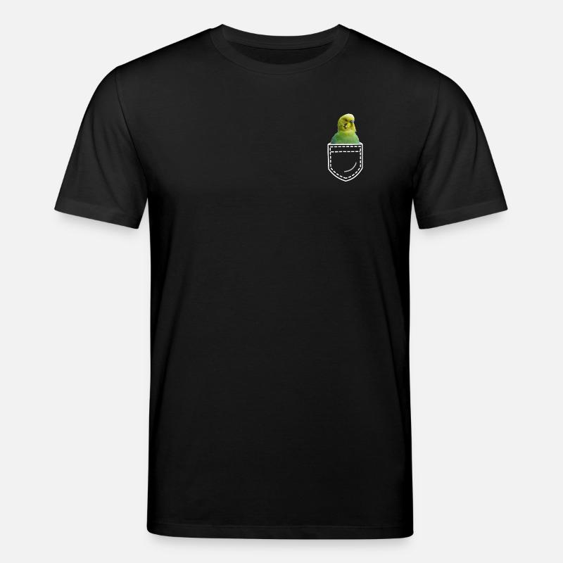 Perruche oiseau - T-shirt bio CREATOR Stanley/Stella Unisexe - noir