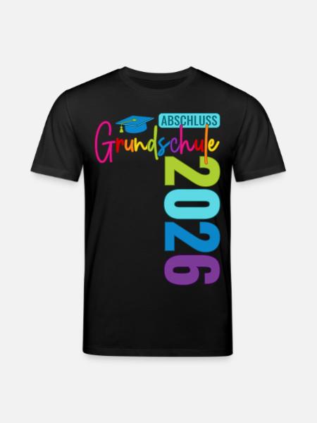 Grundschule Abschluss 2026 - Stanley/Stella Unisex Bio-T-Shirt CREATOR - Schwarz