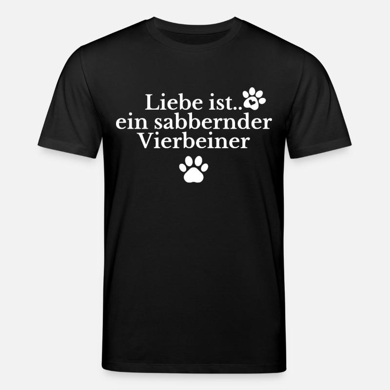 Drôle de chien dicton - T-shirt bio CREATOR Stanley/Stella Unisexe - noir