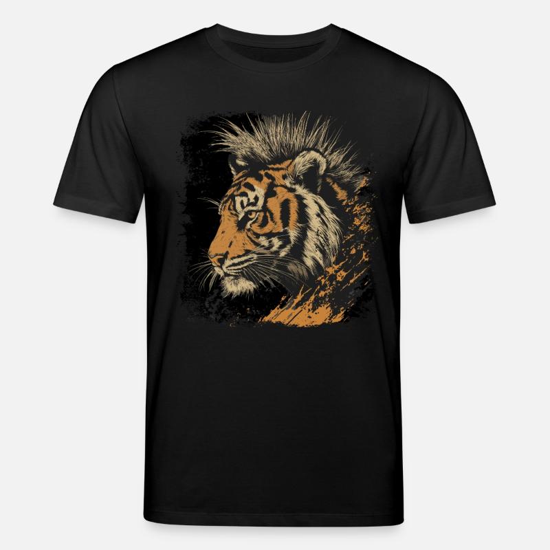 Tigerpunk - Stanley/Stella Unisex Bio-T-Shirt CREATOR - Schwarz