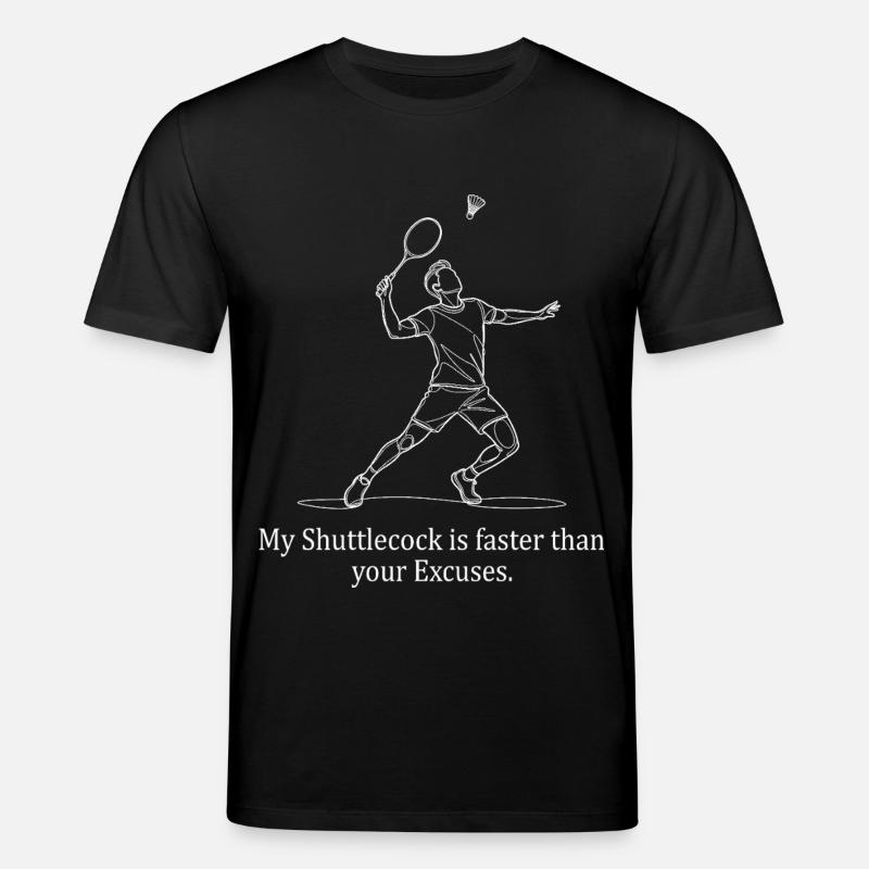 Faster than Excuses - Stanley/Stella Unisex Bio-T-Shirt CREATOR  - Schwarz