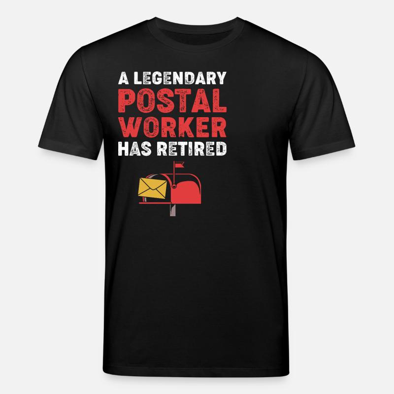 Cachet de la poste - T-shirt bio CREATOR Stanley/Stella Unisexe - noir