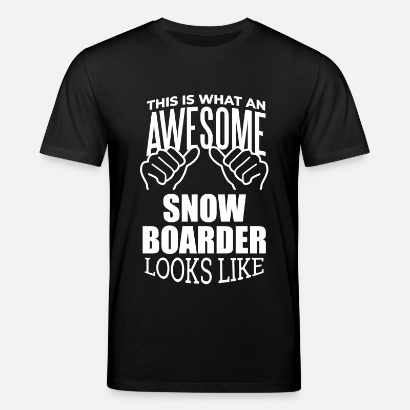 Snowboard - Stanley/Stella Unisex Bio-T-Shirt CREATOR  - Schwarz