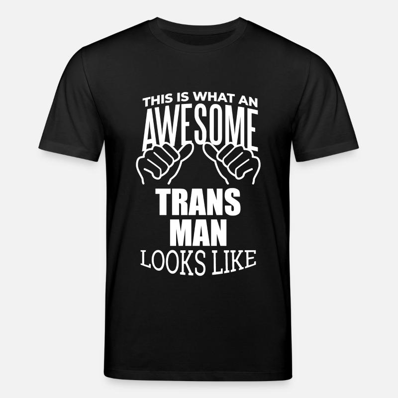 Trans Man - T-shirt bio CREATOR Stanley/Stella Unisexe - noir