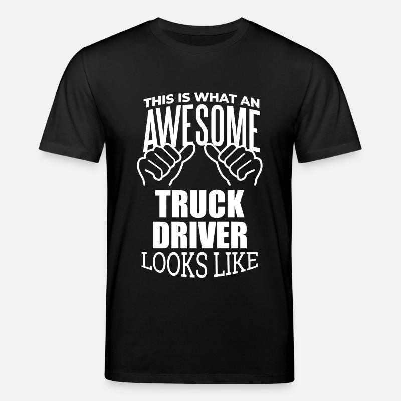 Lastwagenfahrer - Stanley/Stella Unisex Bio-T-Shirt CREATOR  - Schwarz
