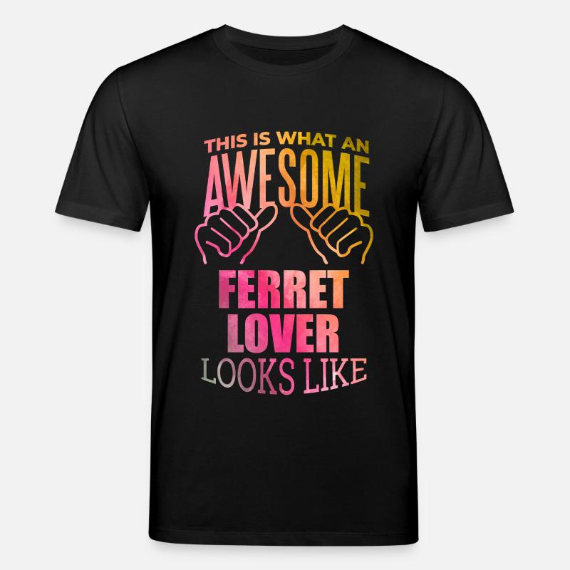 Frettchen - Stanley/Stella Unisex Bio-T-Shirt CREATOR  - Schwarz