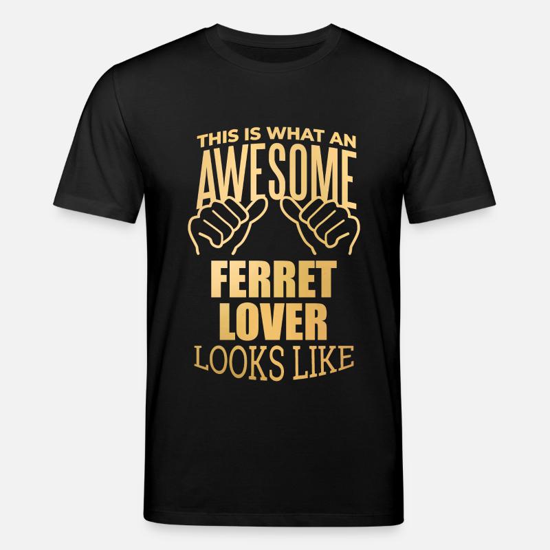 Frettchen - Stanley/Stella Unisex Bio-T-Shirt CREATOR  - Schwarz