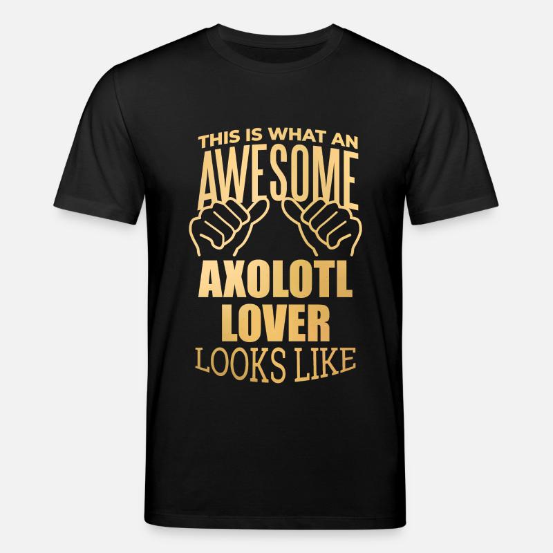 Axolotl - Stanley/Stella Unisex Bio-T-Shirt CREATOR  - Schwarz