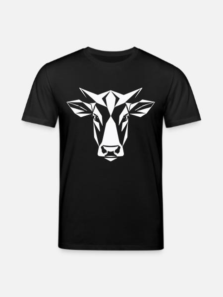 Bulle Polygon -Farm Farmer - Stanley/Stella CREATOR Unisex Organic T-Shirt - black