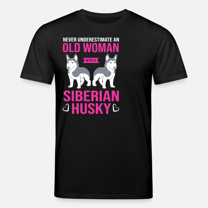 Husky - Stanley/Stella Unisex Bio-T-Shirt CREATOR  - Schwarz