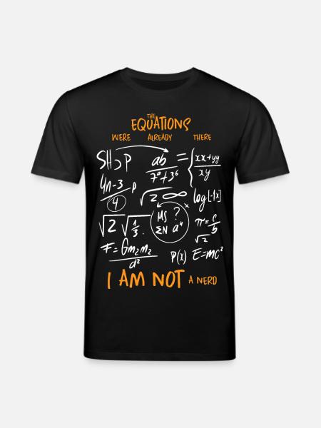 Mathematics equations - Stanley/Stella CREATOR Unisex Organic T-Shirt - black