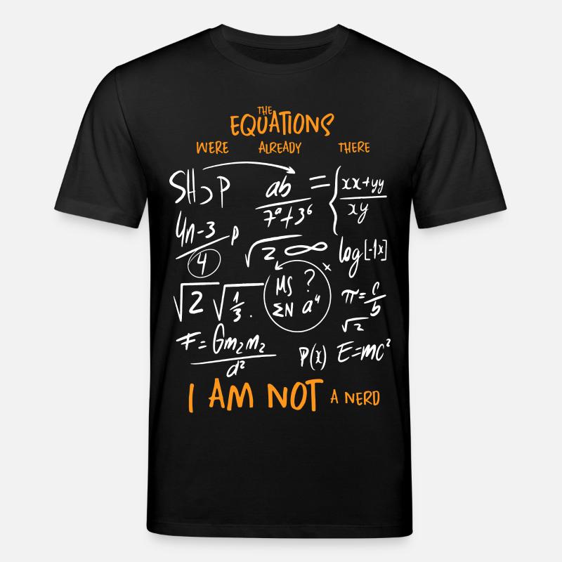 Mathematics equations - Stanley/Stella CREATOR Unisex Organic T-Shirt - black