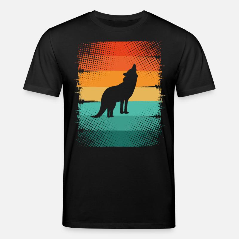 Wolf - Stanley/Stella Unisex Bio-T-Shirt CREATOR  - Schwarz