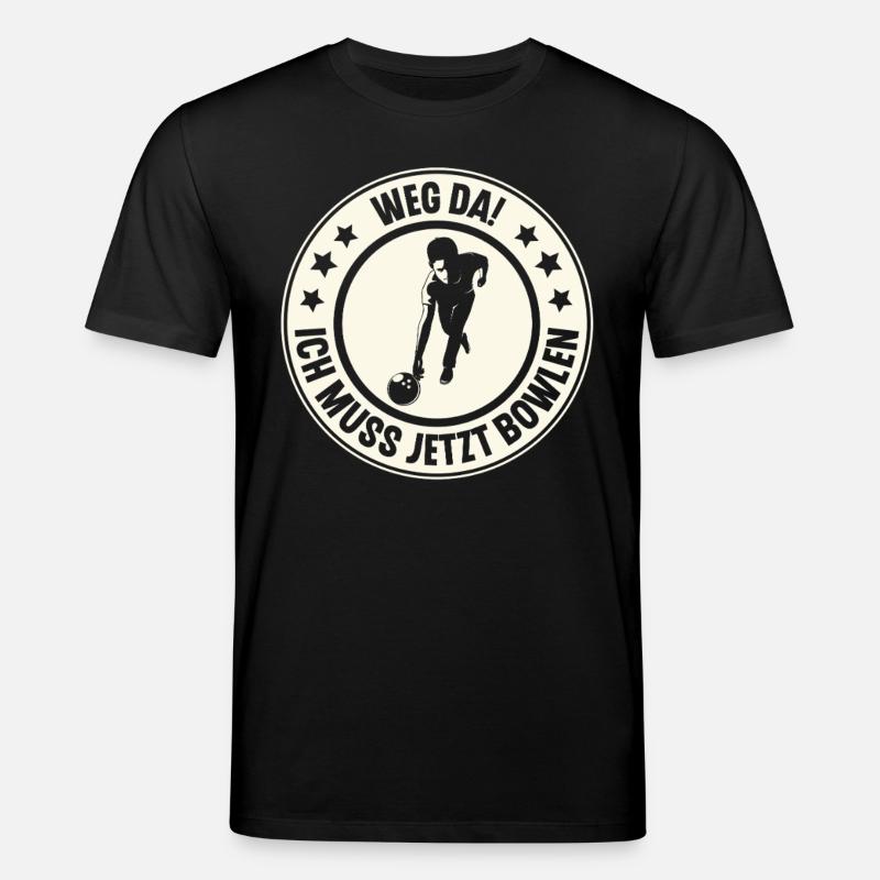 Bowling - Stanley/Stella Unisex Bio-T-Shirt CREATOR  - Schwarz