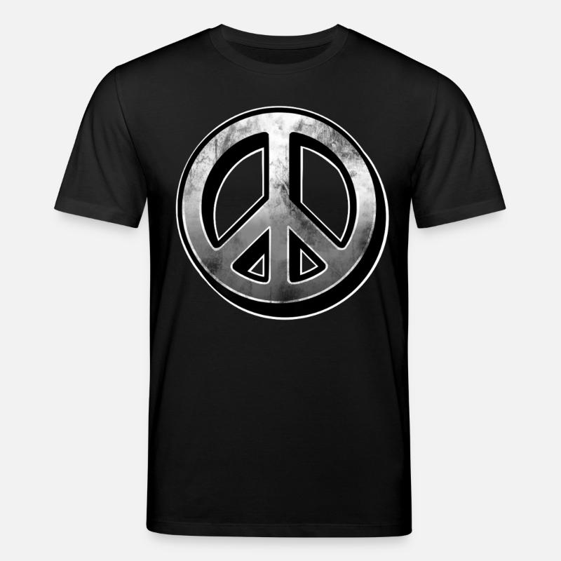 Signe de paix - T-shirt bio CREATOR Stanley/Stella Unisexe - noir