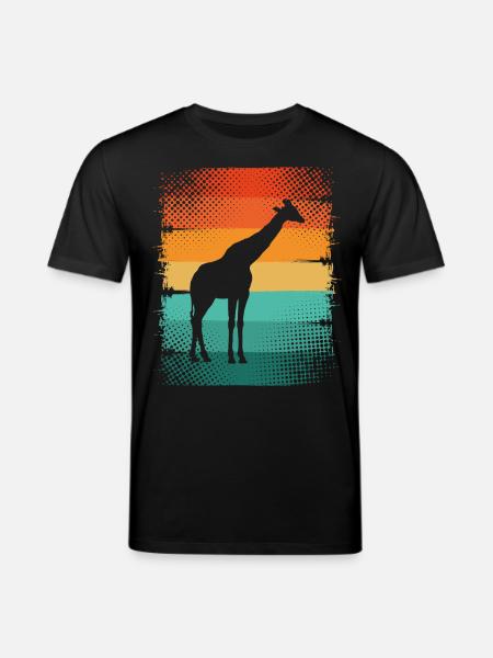 Girafe - T-shirt bio CREATOR Stanley/Stella Unisexe - noir