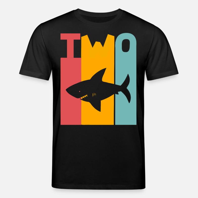 Requin 2ème Anniversaire - T-shirt bio CREATOR Stanley/Stella Unisexe - noir
