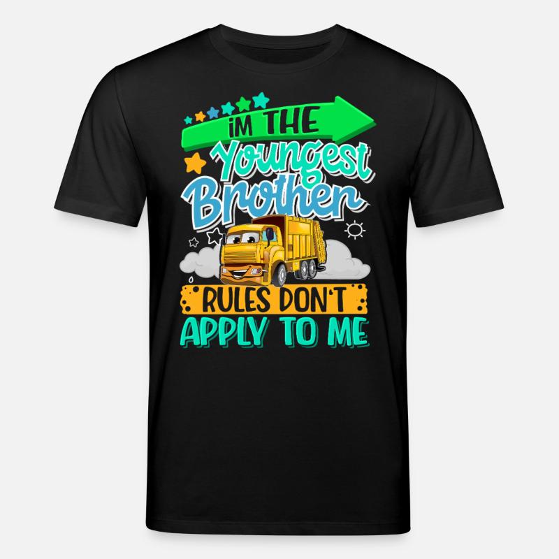 Kleiner Bruder - Stanley/Stella Unisex Bio-T-Shirt CREATOR  - Schwarz