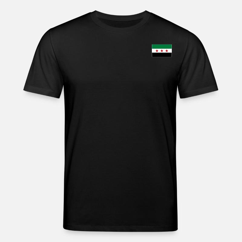 Drapeau de la Syrie - T-shirt bio CREATOR Stanley/Stella Unisexe - noir