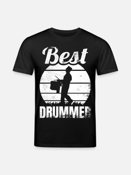 Best Drum Player - Stanley/Stella CREATOR Unisex Organic T-Shirt - black