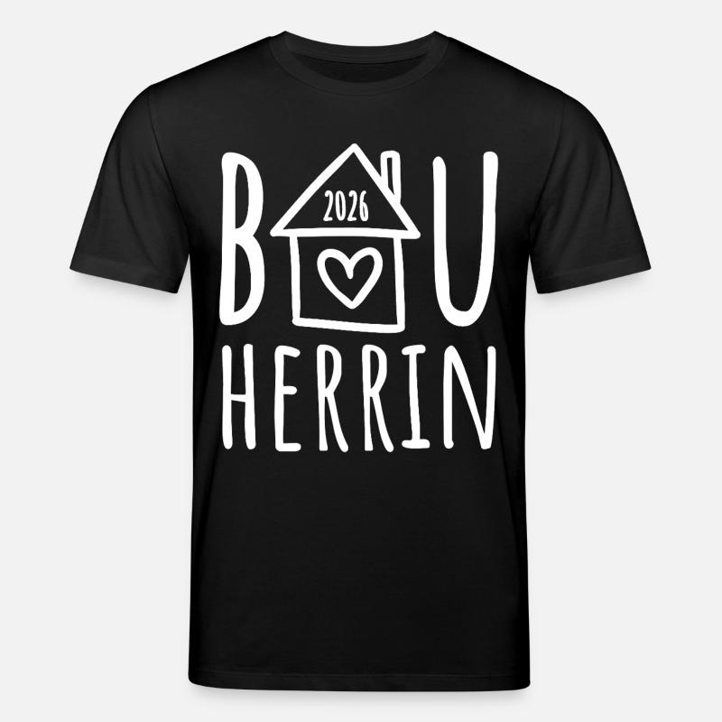 Bauherrin 2026 - Stanley/Stella Unisex Bio-T-Shirt CREATOR  - Schwarz