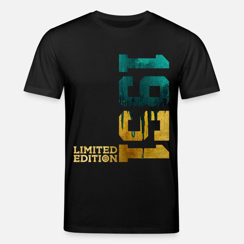 75E ANNIVERSAIRE ÉDITION LIMITÉE 1951 - T-shirt bio CREATOR Stanley/Stella Unisexe - noir