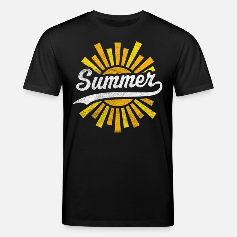 Summer Sun - Stanley/Stella CREATOR Unisex Organic T-Shirt - black